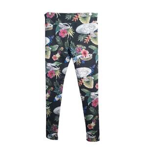 Society 6 Star Trek Ship Hawaiian Print Leggings Size L